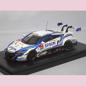 画像: エブロ ホンダ エプソン モデューロ NSX-GT No.64 SUPER GT500 2017 B.Baguette/K.Matsuura WHITE/BLUE