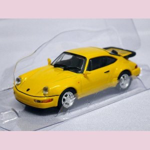 画像: ミニチャンプス ポルシェ 911 Turbo (964) 1990 YELLOW