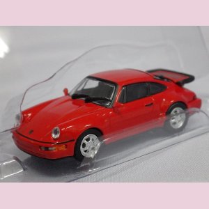 画像: ミニチャンプス ポルシェ 911 Turbo (964) 1990 RED