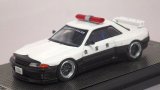 画像: INNO MODELS 日産 スカイライン GT-R(R32) パンデム/ロケットバニー JAPAN POLICE LIVERY DRIFT CAR WHITE/BLACK
