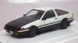 画像1: ホビージャパン トヨタ スプリンター トレノ GT APEX(AE86) Customized Ver./カーボンボンネット High Tech 2 Tone(WHITE/BLACK)