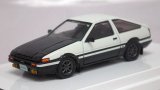 画像: ホビージャパン トヨタ スプリンター トレノ GT APEX(AE86) Customized Ver./カーボンボンネット High Tech 2 Tone(WHITE/BLACK)