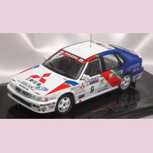 画像: イクソ ミツビシ ギャラン  VR-4 #9 RAC Rally 2nd 1990 K.Eriksson/S.Parmander WHITE/RED/BLUE