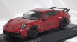 画像1: ミニチャンプス ポルシェ 911(992)GT3 2020 RED