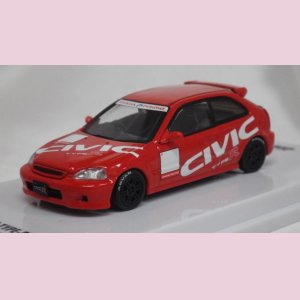 画像: INNO MODELS ホンダ シビック TYPE R(EK9) RED