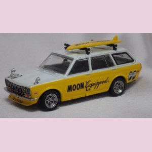 画像: ターマックワークス ダットサン ブルーバード 510 ワゴン MOON Equipped WHITE/YELLOW