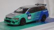 画像1: INNO MODELS ミツビシ ランサー エボIX ワゴン "ファルケン" LIVERY SILVER/LIGHT GREEN/BLUE