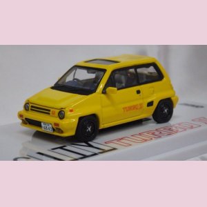 画像: INNO MODELS ホンダ シティ ターボ モトコンポ付き YELLOW