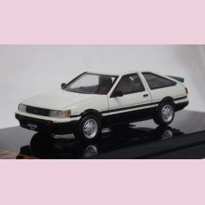 画像: ホビージャパン トヨタ カローラ レビン AE86 3DOOR GT APEX 1983 WHITE/BLACK