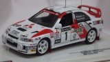 画像: イクソ ミツビシ ランサー エボリューションIV #1 T.Makinen/S.Harjanne RAC Rally 1997 WHITE/RED