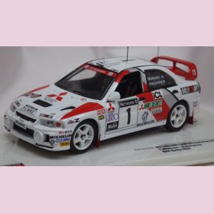 画像: イクソ ミツビシ ランサー エボリューションIV #1 T.Makinen/S.Harjanne RAC Rally 1997 WHITE/RED