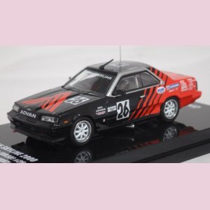 画像: INNO MODELS ニッサン スカイライン 2000 RS-X TURBO(DR30) #26 "ADVAN" JTC 1987 RED/BLACK