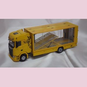 画像: G.C.D Scania 730S Enclosed/Double deck tow trucks LHD YELLOW,RED,WHITE