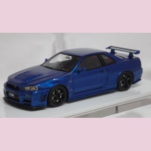 画像: メイクアップ アイドロン 日産 スカイライン ニスモ R34 GT-R Z-Tune BAYSIDE BLUE