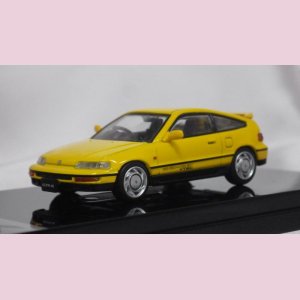 画像: HOBBY JAPAN HONDA CR-X SiR(EF8) 1989 with Engine Display Model YELLOW