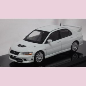 画像: HOBBY JAPAN ミツビシ ランサー GSR エボリューションVII エンジンディスプレイモデル付き Scotia White