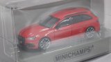 画像: ミニチャンプス AUDI RS4 Avant 2018 RED.MET