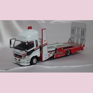 画像: G.C.D 三菱 フソー ファイター 2017/Double deck tow trucks WHITE/RED