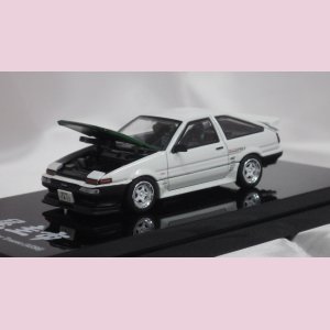 画像: ホビージャパン トヨタ スプリンター トレノ(AE86) DRIFT KING Tsuchiya WHITE/GREEN