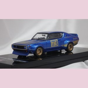 画像: INNO MODELS 日産 スカイライン 2000 GT-R(KPGC110) レーシングコンセプト 1972 BLUE