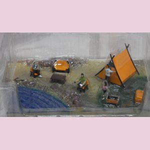 画像: BM CREATIONS DIORAMA CITY Camp Site ORANGE TENT