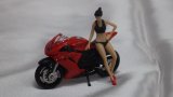 画像: CM-MODEL MV AGUSTA F3 ROSSO 2022 with show girl RED