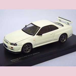 画像: kyosho   NISSAN   SKYLINE GT-R(BNR34) V-Spec N1  WHITE