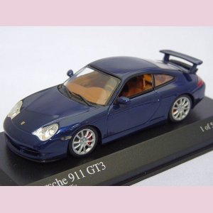 画像: ミニチャンプス ポルシェ 911 GT3 2003 BLUE