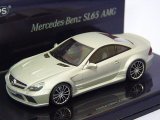 画像: MINICHAMPS  Mercedes-Benz  SL65 AMG (R230) 2009 Linea Opaca No.4	MAT.SILVER