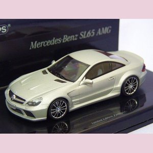 画像: MINICHAMPS  Mercedes-Benz  SL65 AMG (R230) 2009 Linea Opaca No.4	MAT.SILVER