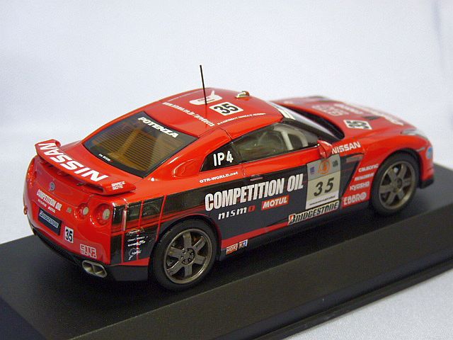 kyosho NISSAN MOTUL NISMO GT-R 2008 十勝 24h No.35 RED/BLACK