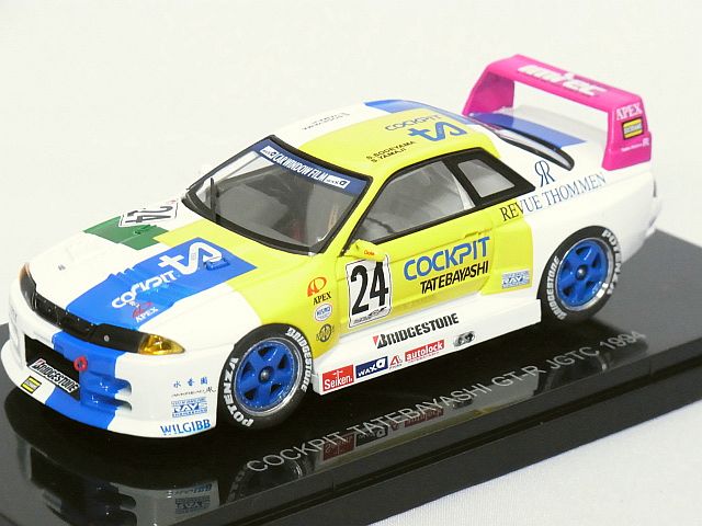 画像1: エブロ ニッサン コックピット館林GT-R JGTC1994 #24 WHITE/YELLOW