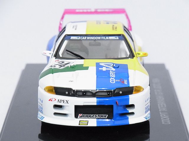 画像2: エブロ ニッサン コックピット館林GT-R JGTC1994 #24 WHITE/YELLOW