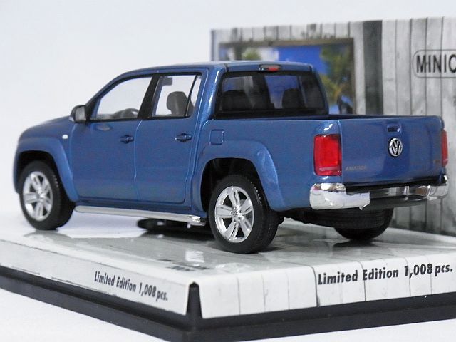 画像3: ミニチャンプス VW AMAROK 2009 BLUE.MET