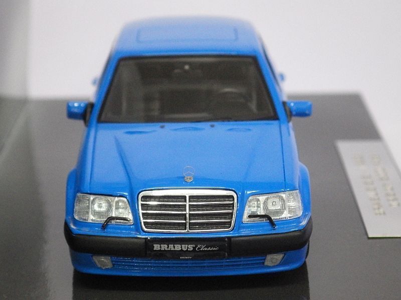 ミニチャンプス メルセデスベンツ ブラバス6.5 (500E W124) 1993 BLUE 