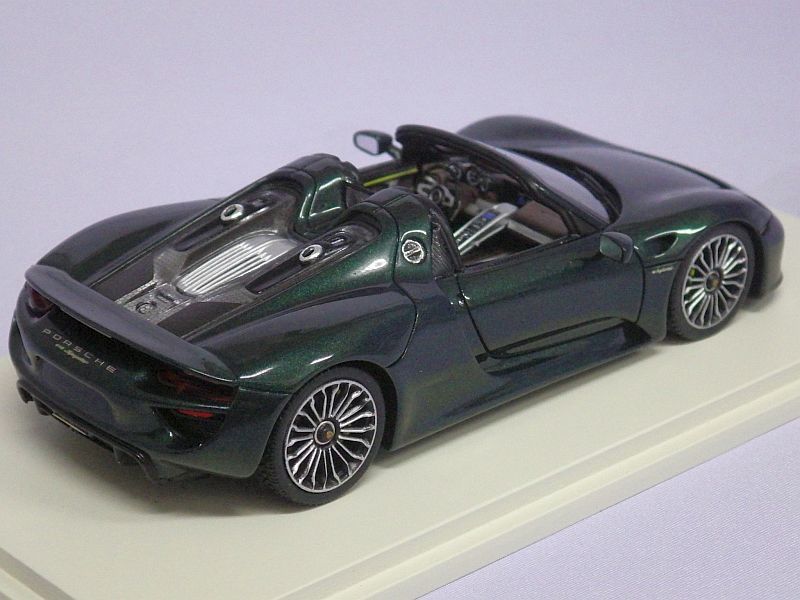 スパーク ポルシェ 918 スパイダー 2014 DARK GREEN MET - Tada TooL