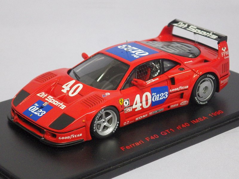 レッドライン フェラーリ F40 GT1 IMSA 1990 #40 RED - Tada TooL Garage