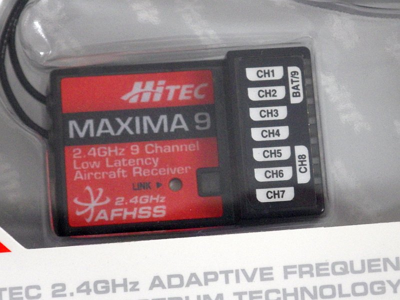 画像3: HITEC AFHSS 2.4GHz 9ch 小型受信機 MAXIMA 9