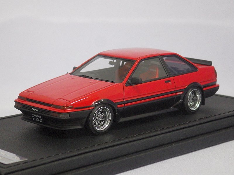 イグニッションモデル トヨタ スプリンター トレノ Ae86 2ドア Gt アペックス Red Black Tada Tool Garage