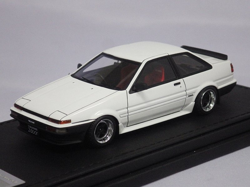 イグニッションモデル トヨタ スプリンタートレノ Ae86 2ドア Gtv White Tada Tool Garage