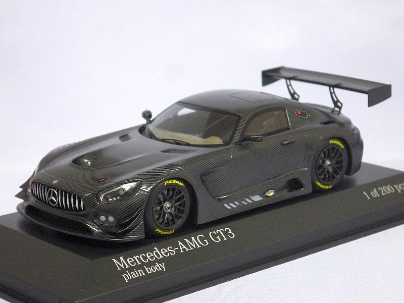 画像1: ミニチャンプス メルセデスベンツ Mercedes-AMG GT3 plain body 2016 Carbon