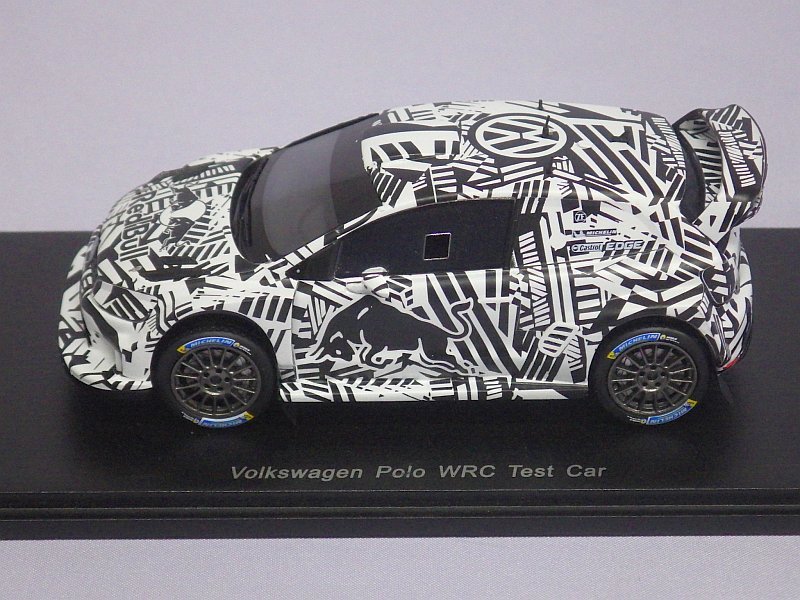 スパーク VW ポロ WRC テストカー 2017 WHITE/BLACK - Tada TooL Garage