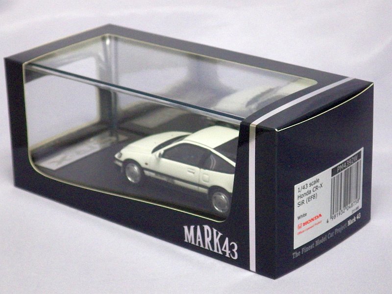 MARK43 1/43 ホンダ CR-X SiR (EF8) ホワイト-