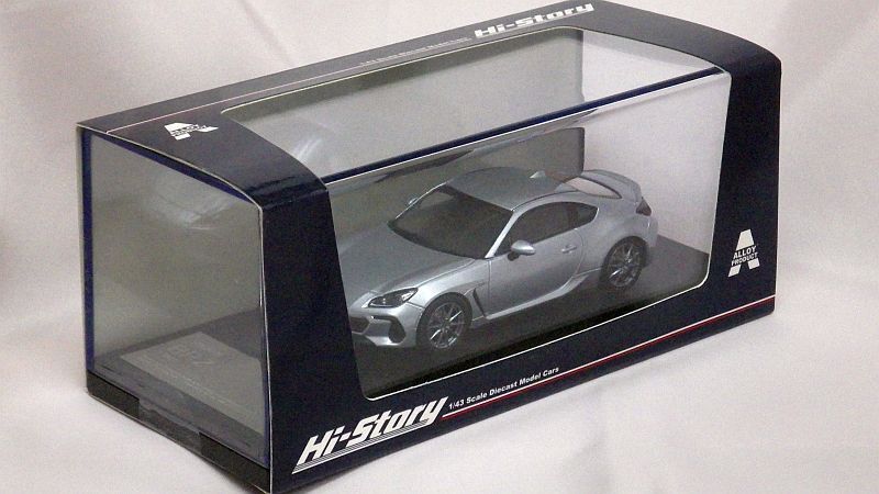 Hi Story 1/43 スバル BRZ S (2021) アイスシルバー・メタリック 完成