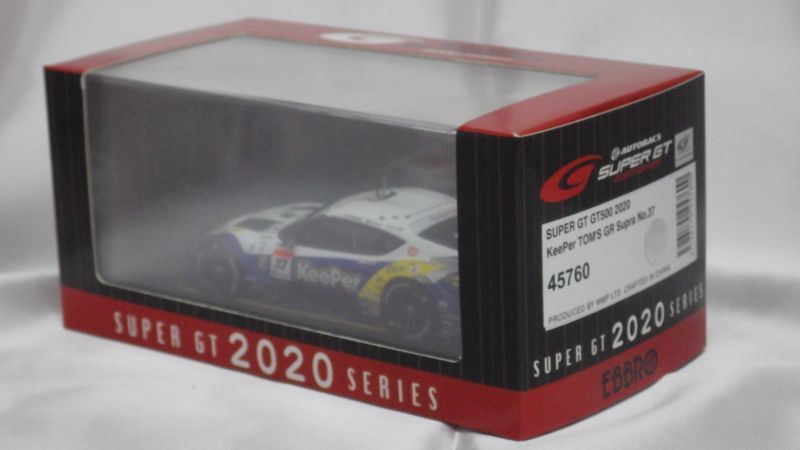 エブロ トヨタ キーパートムス TOM'S GR スープラ SUPER GT500 2020 No