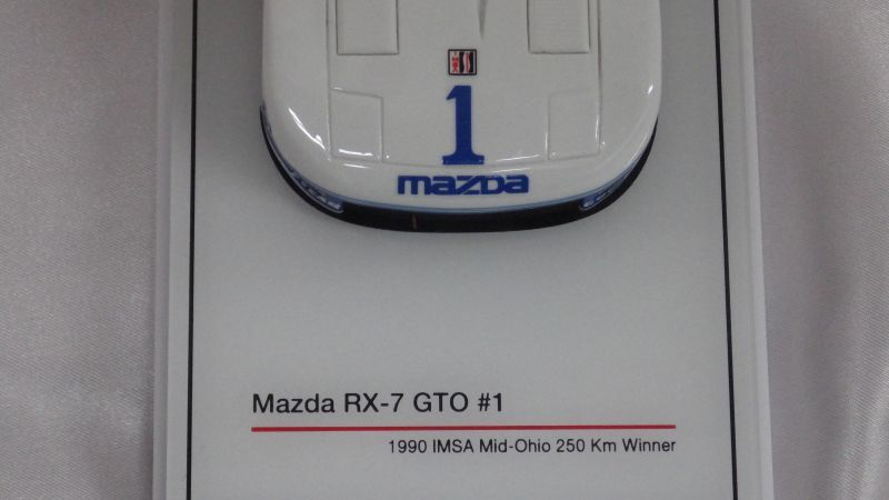 TSM MODEL マツダ RX-7 GTO #1 1990 IMSA MID-OHIO 250KM WINNER WHITE