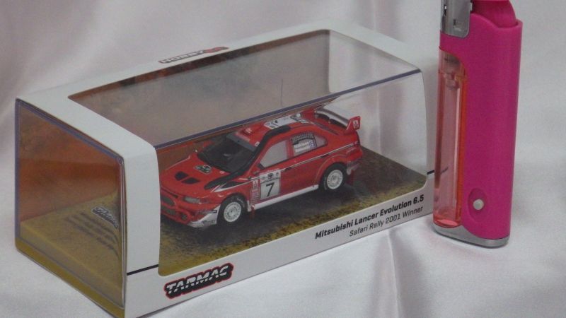 ターマックワークス ミツビシ ランサー エボリューション6.5 サファリラリー 2001 Winner Tommi Makinen/Risto  Mannisenmaki RED - Tada TooL Garage