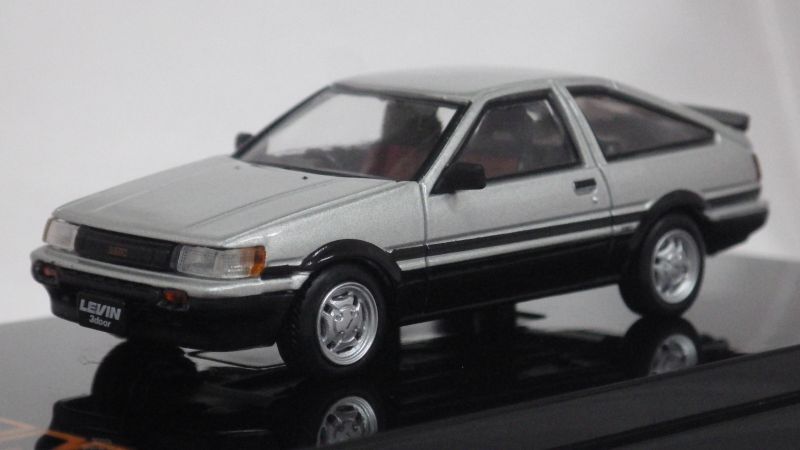 画像1: ホビージャパン トヨタ カローラ レビン AE86 3DOOR GT APEX 1983 SILVER/BLACK