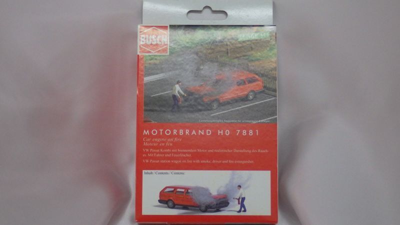 画像1: BUSCH ACTION SET Car engine on fire