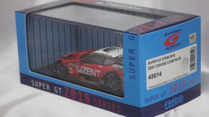 エブロ トヨタ ゼントセルモ LC500 SUPER GT500 2018 No.38 Y